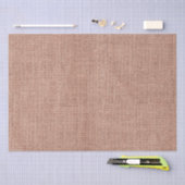 Eenvoudige Realistische Jute Stof Landelijke Vrouw Tissuepapier (Craft)