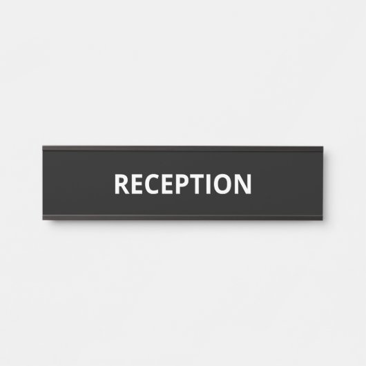 Eenvoudige RECEPTIE Deurbordje (Voorkant)