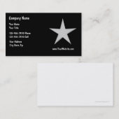 Eenvoudige rechtshandhavingsVisitekaartjes Visitekaartje (Voorkant / Achterkant)