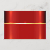 Eenvoudige Red Detail Enclosure Kaart (Achterkant)