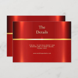 Eenvoudige Red Detail Enclosure Kaart