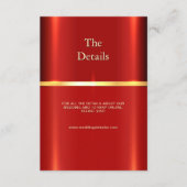 Eenvoudige Red Detail Enclosure Kaart (Voorkant)