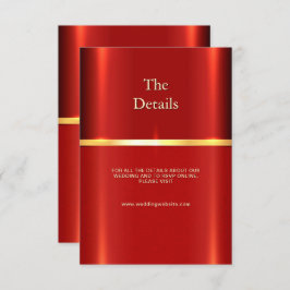 Eenvoudige Red Detail Enclosure Kaart