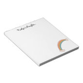 Eenvoudige regenboog brainstorming idee notitieblok (Schuin)