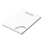 Eenvoudige regenboog brainstorming idee notitieblok (Linkerzijde)