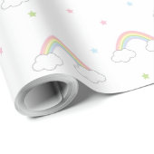Eenvoudige regenboog cadeaupapier (Rol Hoek)