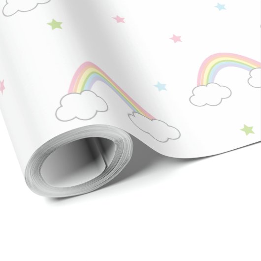 Eenvoudige regenboog cadeaupapier (Rol Hoek)