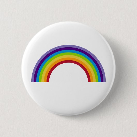 Eenvoudige regenboogbadge Button (Voorkant)
