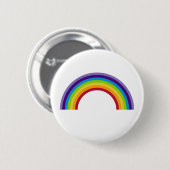 Eenvoudige regenboogbadge Button (Voorkant /achterkant)