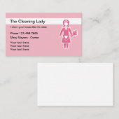 Eenvoudige reinigingsservices visitekaartje (Voorkant / Achterkant)
