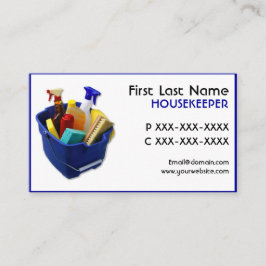 Eenvoudige reinigingstoestellen, visitekaartjes