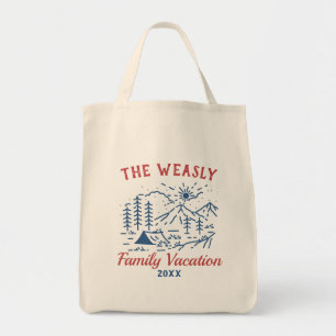 Eenvoudige reis op weg naar de Camping Family Tote Bag