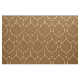 Eenvoudige renaissance Damask, Burnt Caramel Stof