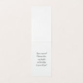 Eenvoudige Rendier Kerstvakantie Groeten Kaart (Binnenkant ongevouwen)