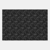 Eenvoudige rendierlijn inpakpapier vel (Voorkant 2)