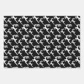 Eenvoudige rendierSilhouette Inpakpapier Vel (Voorkant 2)