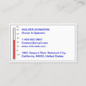 Eenvoudige reparatie Verwarming en Koeling HVAC Visitekaartje (Achterkant)