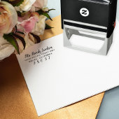 Eenvoudige retour Address Self Inking Stamp Zelfinktende Stempel