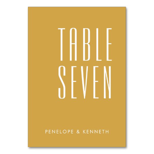 Eenvoudige Retro aangepaste namen Weddenschap Geel Kaart (Achterkant)