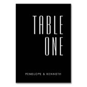 Eenvoudige Retro Custom Names Weddenschap Solid Bl Kaart (Voorkant)