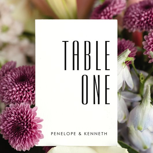 Eenvoudige Retro Custom Names Weddenschap Solid Wh Kaart