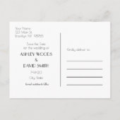 Eenvoudige Retro geïnspireerd om het Briefkaart Da (Achterkant)