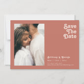 Eenvoudige retro | Horizontaal oud Roos behalve da Magnetische Uitnodiging (Voorkant)