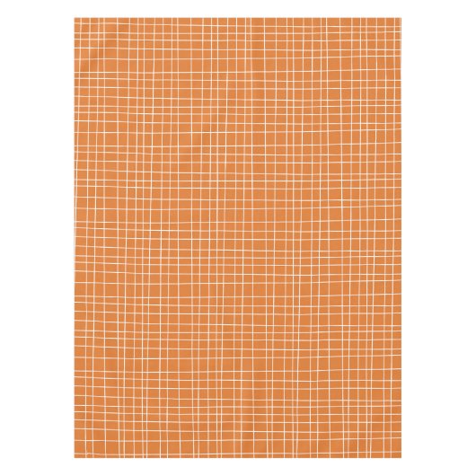 Eenvoudige retro moderne, onregelmatige geweven li tafelkleed (Voorkant)