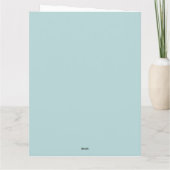 Eenvoudige Retro Roze Pastel blij 1e Jubileum Kaart (Achterkant)