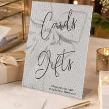 Eenvoudige Retro Witte Boog Kaarten en Cadeaus Scr