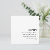 Eenvoudige Retro Zonsondergang Kattenpootjes Grapp Kaart (Staand voorkant)