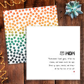 Eenvoudige Retro Zonsondergang Kattenpoten Grappig Kaart