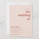 Eenvoudige retroflectraliebuizen | Blush roze de b Kaart (Voorkant)