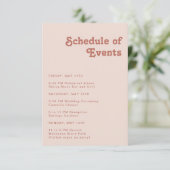 Eenvoudige retroflectraliebuizen | Blush roze over Informatiekaartje (Staand voorkant)