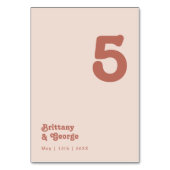 Eenvoudige retroflectraliebuizen | Blush roze tabe Kaart (Voorkant)