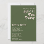 Eenvoudige retroflectraliebuizen | Olive Green Bri Kaart (Voorkant)