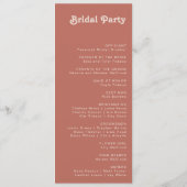 Eenvoudige retroflectraliebuizen | Oud Roos Wedden Programmakaart (Achterkant)