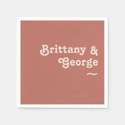 Eenvoudige retroflectraliebuizen | Oude Roos bruil Servet (Voorkant)