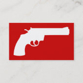eenvoudige revolver visitekaartje (Achterkant)