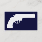 eenvoudige revolver visitekaartje (Achterkant)
