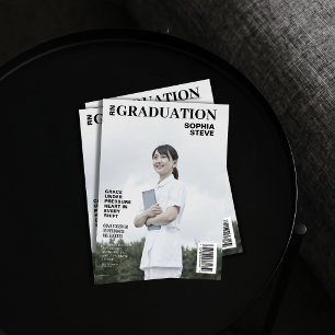 Eenvoudige RN verpleegkundige magazine foto afstud Kaart
