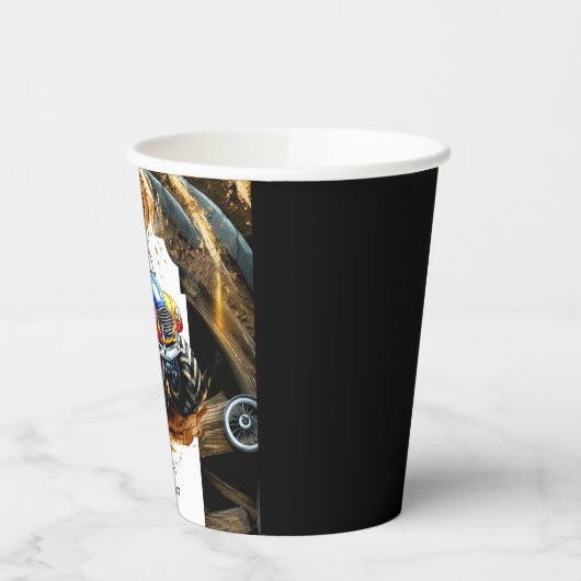 Eenvoudige Road Monster Truck Verjaardag Papieren Bekers (Links)