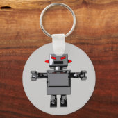 Eenvoudige Robot-Sleutelhanger Sleutelhanger (Voorkant)