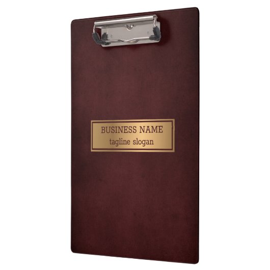 Eenvoudige rode achtergrond klembord (Links)