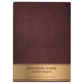 Eenvoudige rode achtergrond klembord (Achterkant)