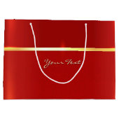 Eenvoudige rode cadeautas (Achterkant)