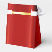 Eenvoudige rode gunstbox bedankdoosjes (Achterkant)