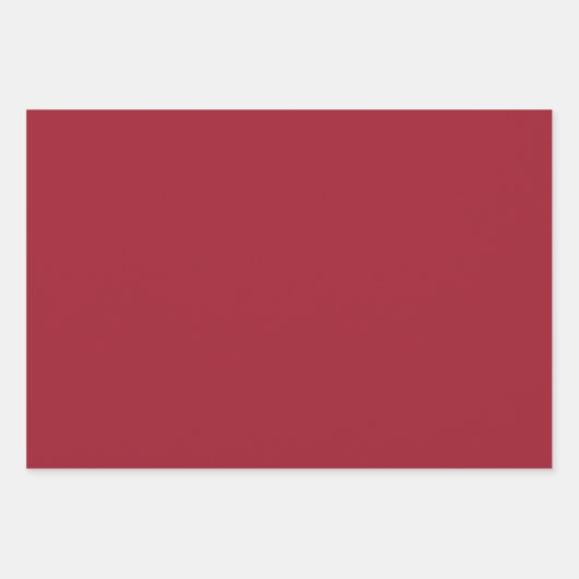 Eenvoudige Rode Naam en Snowflake Pattern Kerstmis Inpakpapier Vel (Voorkant 2)