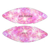 Eenvoudige rode roze glittersparren voegen jouw te american football (Panelen)