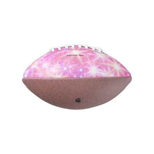 Eenvoudige rode roze glittersparren voegen jouw te american football (Gedraaid 270)